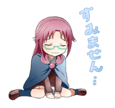 Girls witch school sticker #1114333