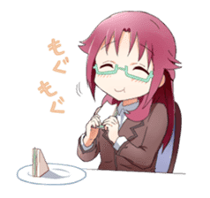 Girls witch school sticker #1114336