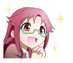 Girls witch school sticker #1114337