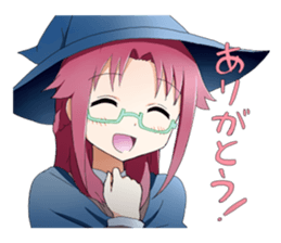 Girls witch school sticker #1114338