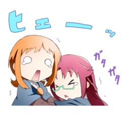 Girls witch school sticker #1114343