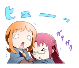 Girls witch school sticker #1114343