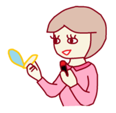 Female behavior sticker #1114710