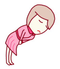 Female behavior sticker #1114723