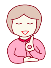 Female behavior sticker #1114725