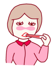 Female behavior sticker #1114735