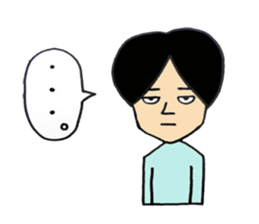 Cat sometimes human Square sticker #1114748