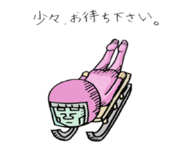 Cat sometimes human Square sticker #1114783