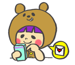 bear girls(ENGLISH) sticker #1115039