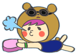 bear girls(ENGLISH) sticker #1115041