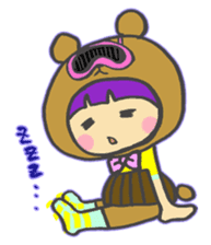 bear girls(ENGLISH) sticker #1115048