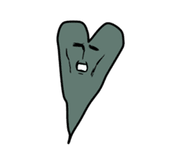 Strange heart sticker #1115240