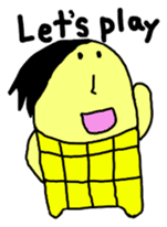 Corn boy English version sticker #1115986