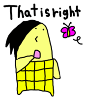 Corn boy English version sticker #1115990