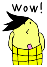 Corn boy English version sticker #1116004