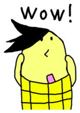 Corn boy English version sticker #1116004