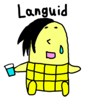 Corn boy English version sticker #1116005