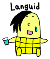 Corn boy English version sticker #1116005