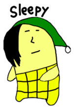 Corn boy English version sticker #1116010
