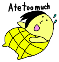 Corn boy English version sticker #1116014