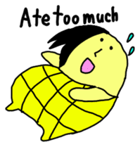 Corn boy English version sticker #1116014