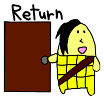 Corn boy English version sticker #1116017