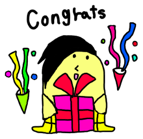 Corn boy English version sticker #1116021