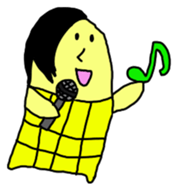 Corn boy English version sticker #1116025