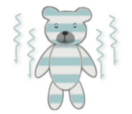 Pretty teddy bear. sticker #1116432