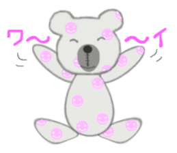 Pretty teddy bear. sticker #1116434