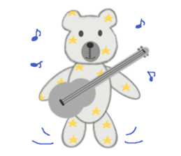 Pretty teddy bear. sticker #1116436