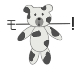 Pretty teddy bear. sticker #1116439