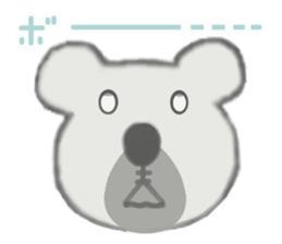 Pretty teddy bear. sticker #1116455