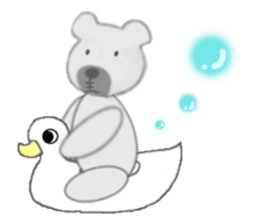 Pretty teddy bear. sticker #1116458