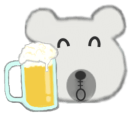 Pretty teddy bear. sticker #1116461