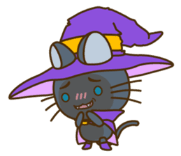 The magician of the black cat "Kuronya" sticker #1118970