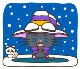 The magician of the black cat "Kuronya" sticker #1118979