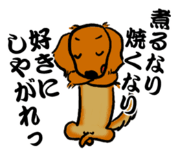 Tokyoite Edokko Dachshund sticker #1119102