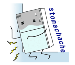 Fridge-kun and edible friends sticker #1119154