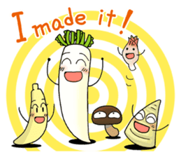 Fridge-kun and edible friends sticker #1119164