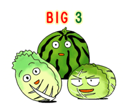 Fridge-kun and edible friends sticker #1119179