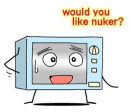 Fridge-kun and edible friends sticker #1119184