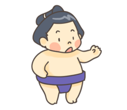 Sumo wrestler. sticker #1119550
