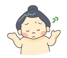 Sumo wrestler. sticker #1119559