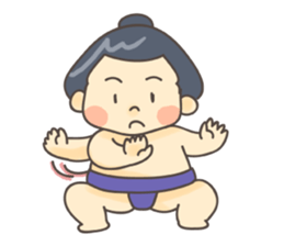 Sumo wrestler. sticker #1119565