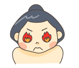 Sumo wrestler. sticker #1119567