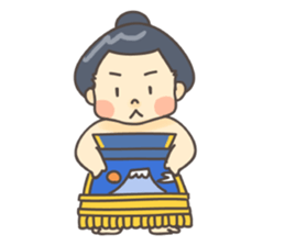 Sumo wrestler. sticker #1119568