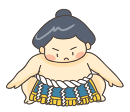 Sumo wrestler. sticker #1119569