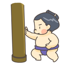 Sumo wrestler. sticker #1119571