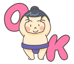 Sumo wrestler. sticker #1119572